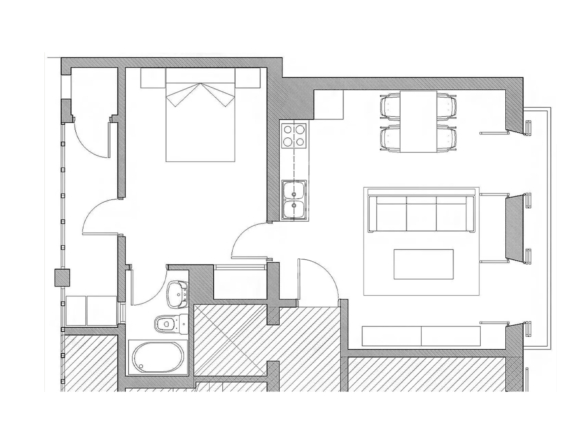 palma centro casa con 5 viviendas plano 1