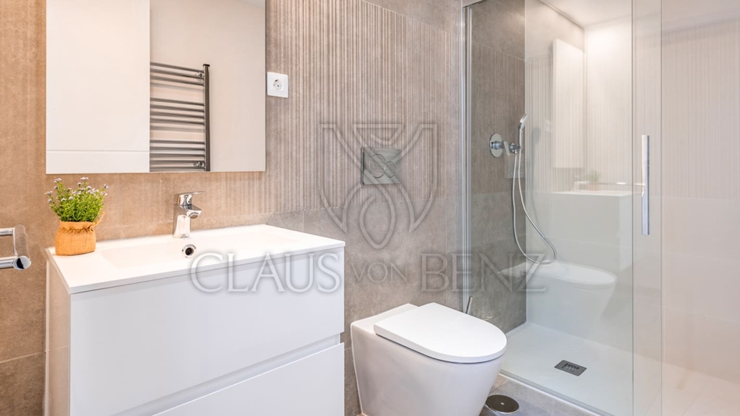 cala ratjada exclusive townhouse villa in modern residential complex bathroom