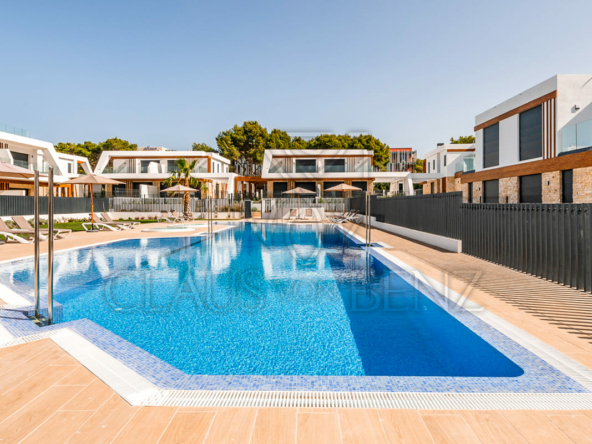 cala ratjada exclusive townhouse villa in modern residential complex pool