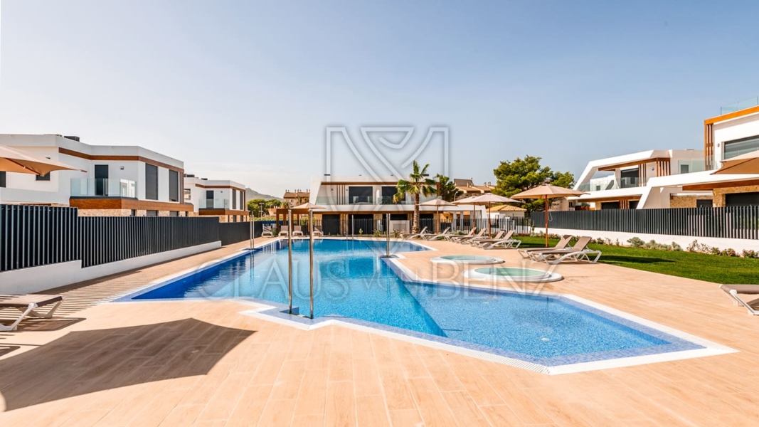 cala ratjada exclusive townhouse villa in modern residential complex pool2