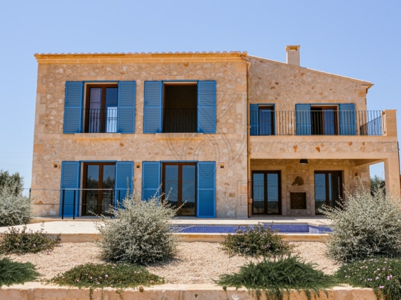 campos new construction landfinca exterior view