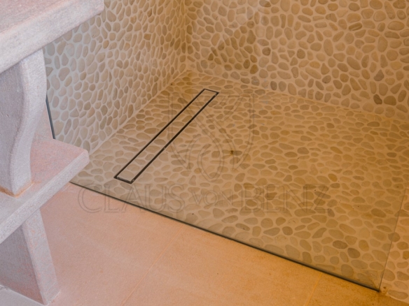 campos new construction landfinca bathroom drain