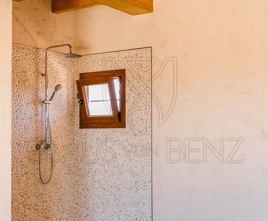 campos new build country finca shower