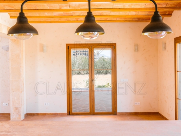 campos new build country finca dining room