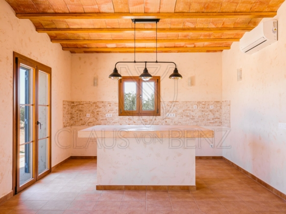 campos new build country finca kitchen