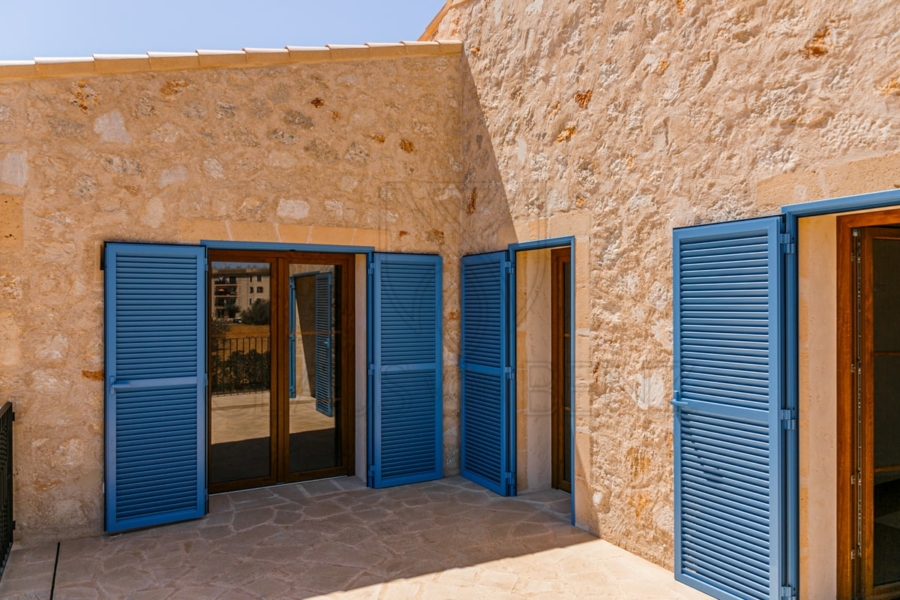 campos neubau landfinca terrasse