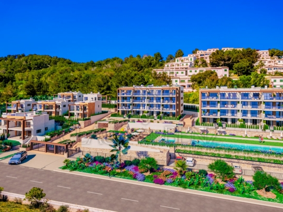 font de sa cala exclusivos pisos y chalets en un complejo residencial con una ubicación fantástica