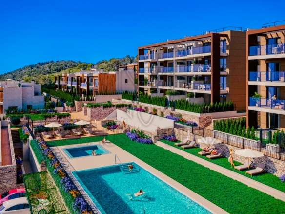 font de sa cala exclusivos pisos y chalets en una fantástica ubicación complejo residencial piscina