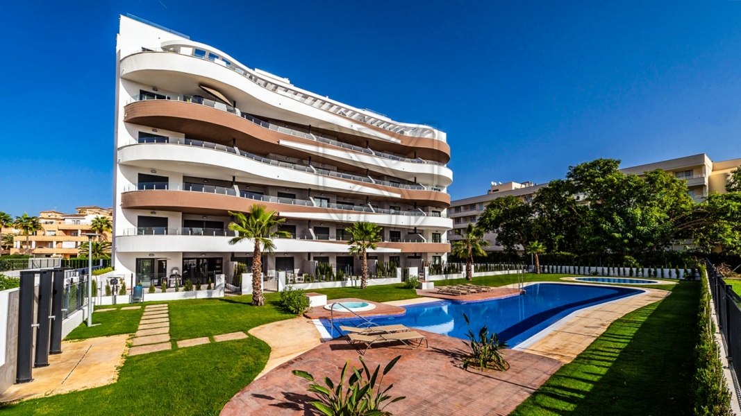 sa coma first floor apartment in exclusive residential complex garden with pool