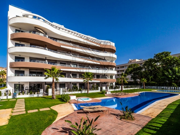 sa coma first floor apartment in exclusive residential complex garden with pool