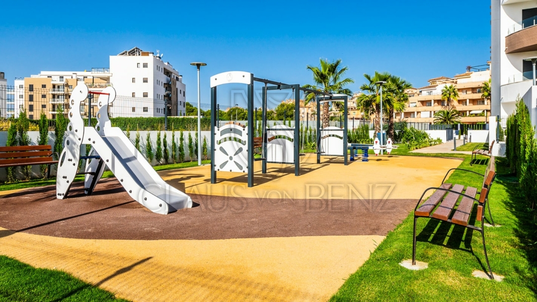 sa coma first floor apartment in exclusive residential complex playground