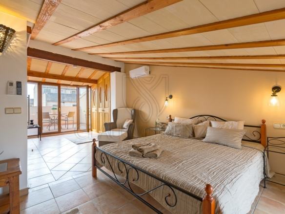 llucmajor elegant townhouse with wine cellar bedroom with balcony min
