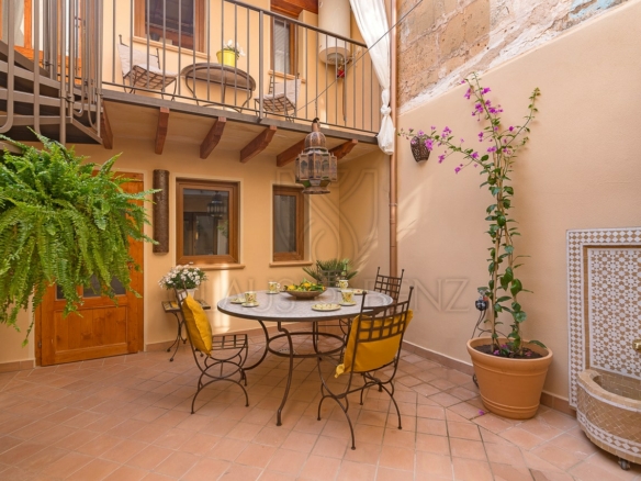 llucmajor elegant townhouse with wine cellar terrace furniture min