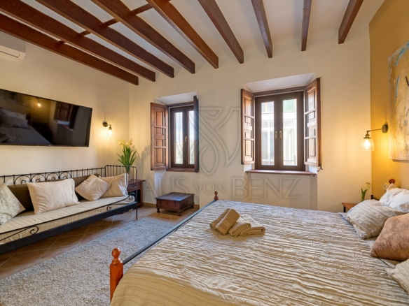 llucmajor elegant townhouse with wine cellar room with bed min